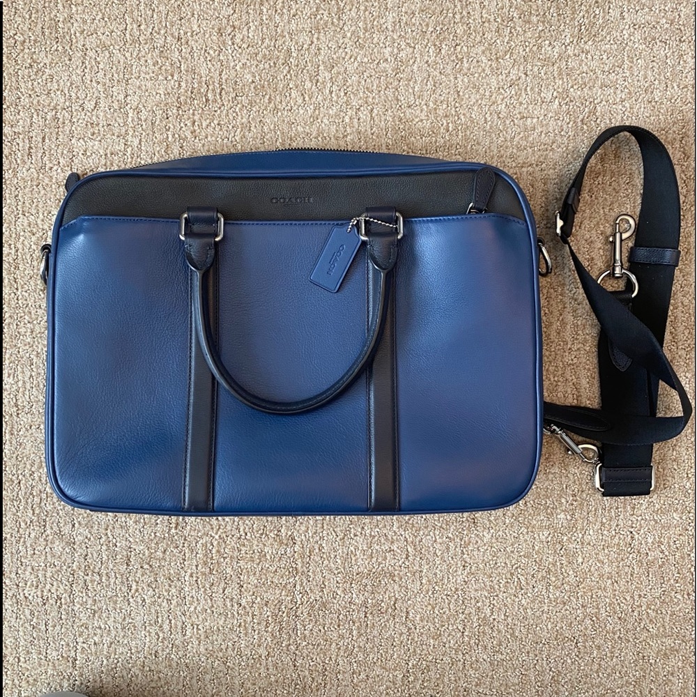 Coach Briefcase, slim